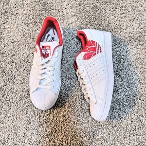Adidas Superstar Shell Toe " Tefoil Print" Size 7.5M Size 9W